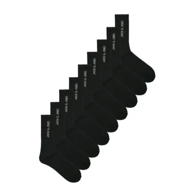 Jack & Jones Tennisstrumpor 9-pack Svart