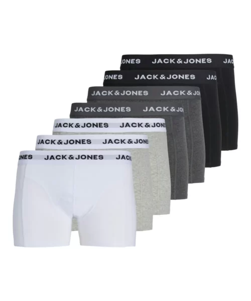 Jack & Jones Kalsonger 7-Pack Vit/Grå/Svart