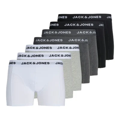 Jack & Jones Kalsonger 7-Pack Bomull Vit/Grå/Svart