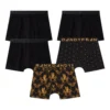 Frank Dandy Kalsonger 5-pack Bomull Svart/Guld