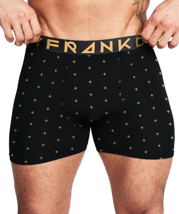 Frank Dandy Kalsonger 5-pack Bomull Svart/Guld