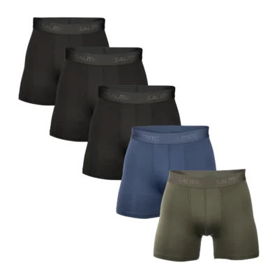 Salming Träningskalsonger 5-pack Mikrofiber Färgmix