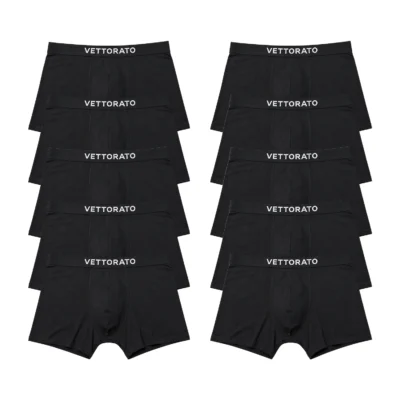 Vettorato Kalsonger 10-pack Bomull Svarta