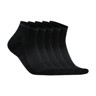 Craft Träningsstrumpa 5-pack Polyester Svart