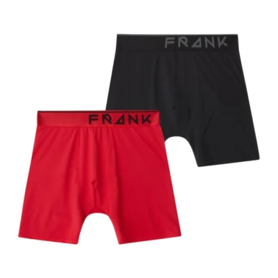Frank Dandy Träningskalsonger 2-pack Microfiber Röd/Svart