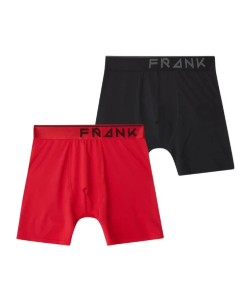 Frank Dandy Träningskalsonger 2-pack Microfiber Röd/Svart