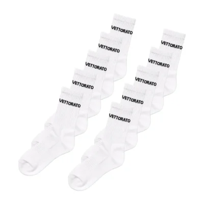 Vettorato Tennisstrumpor 10-pack Bomull Vita